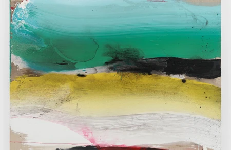 Thumbnail image for exhibition titled Ed Clark<br>Green & Yellow-White
