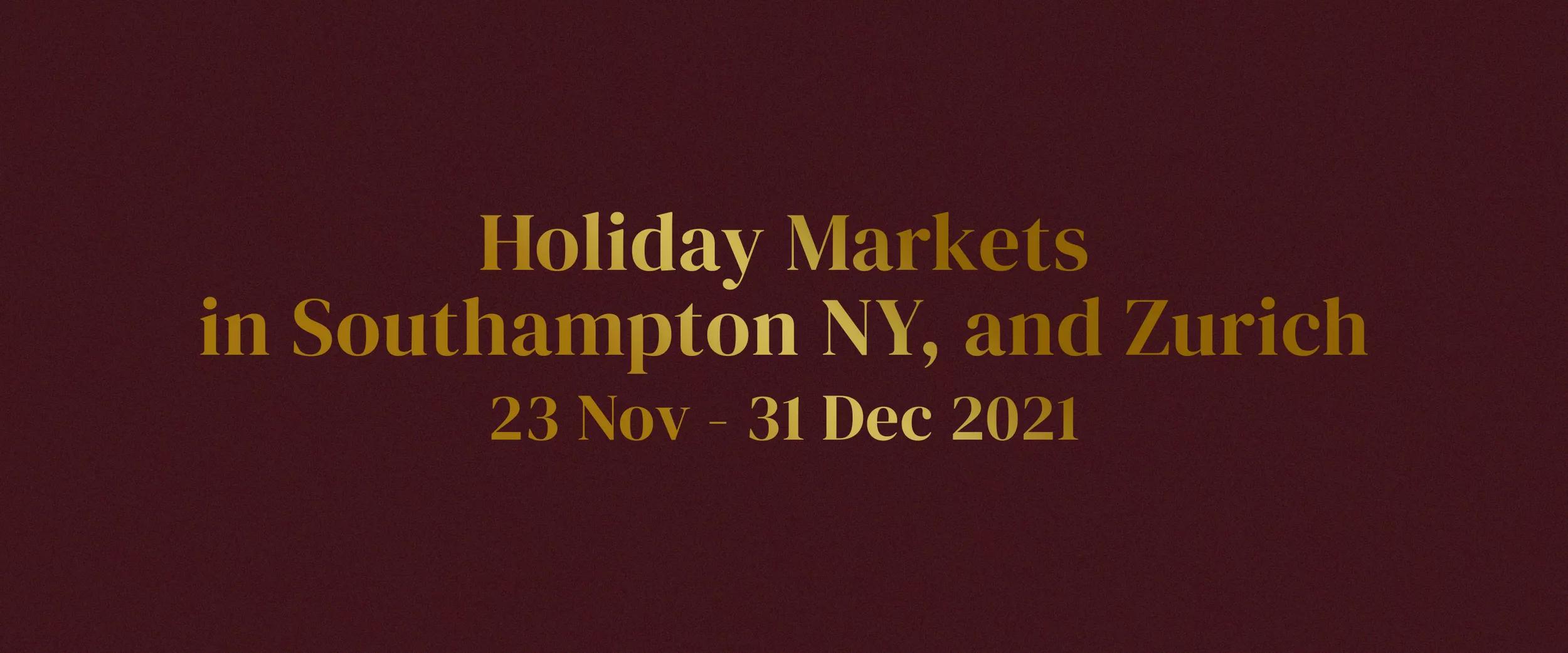 Hero image for event titled Holiday Markets