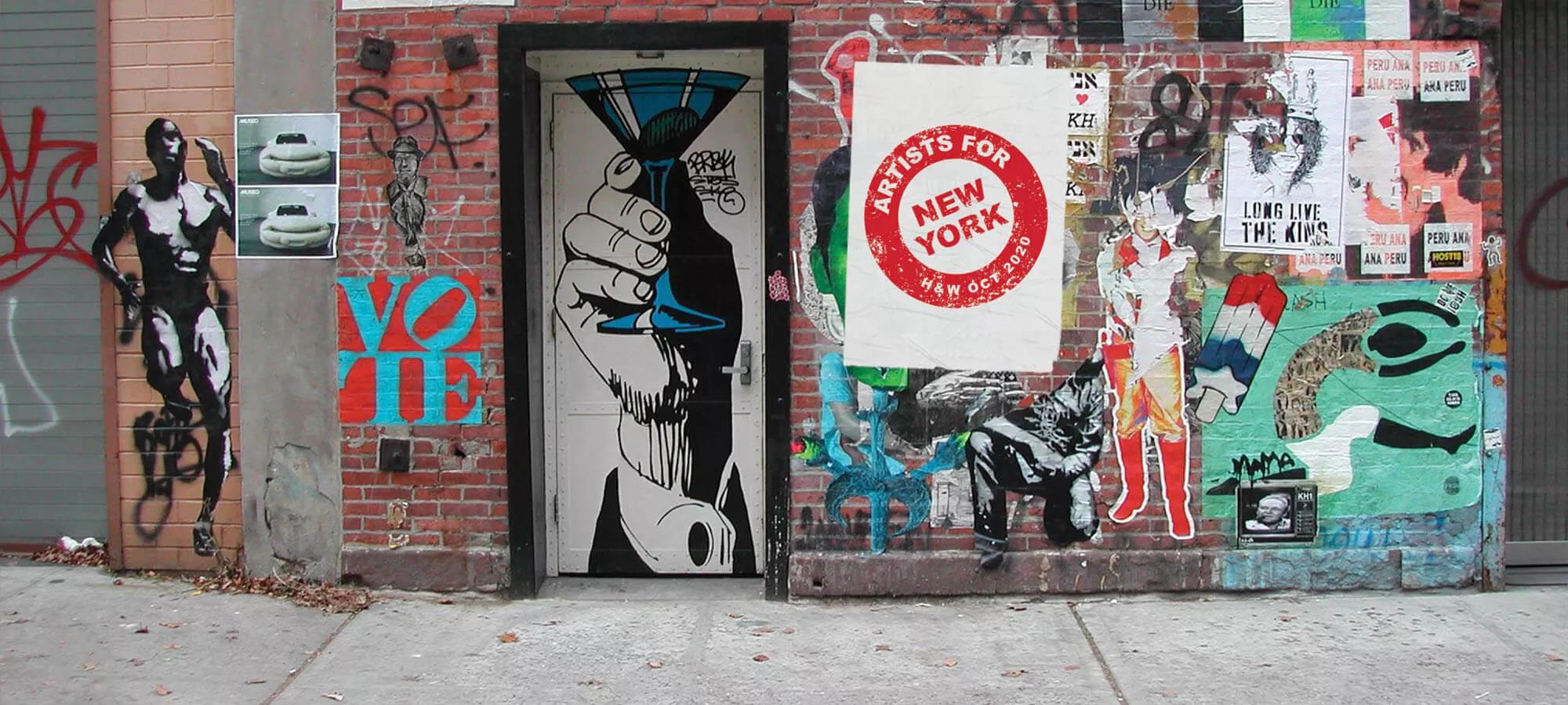 Hero image for exhibition titled Artists for New York