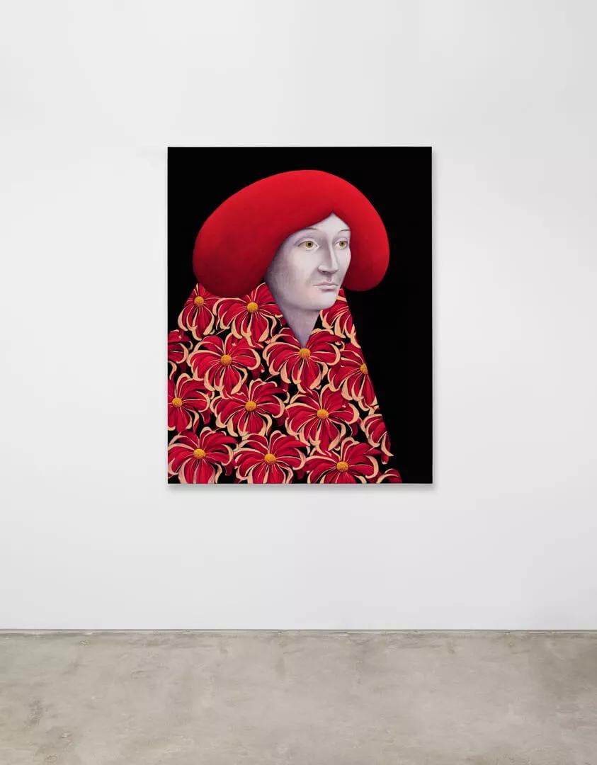 Thumbnail image for exhibition titled Portrait with Red Flowers