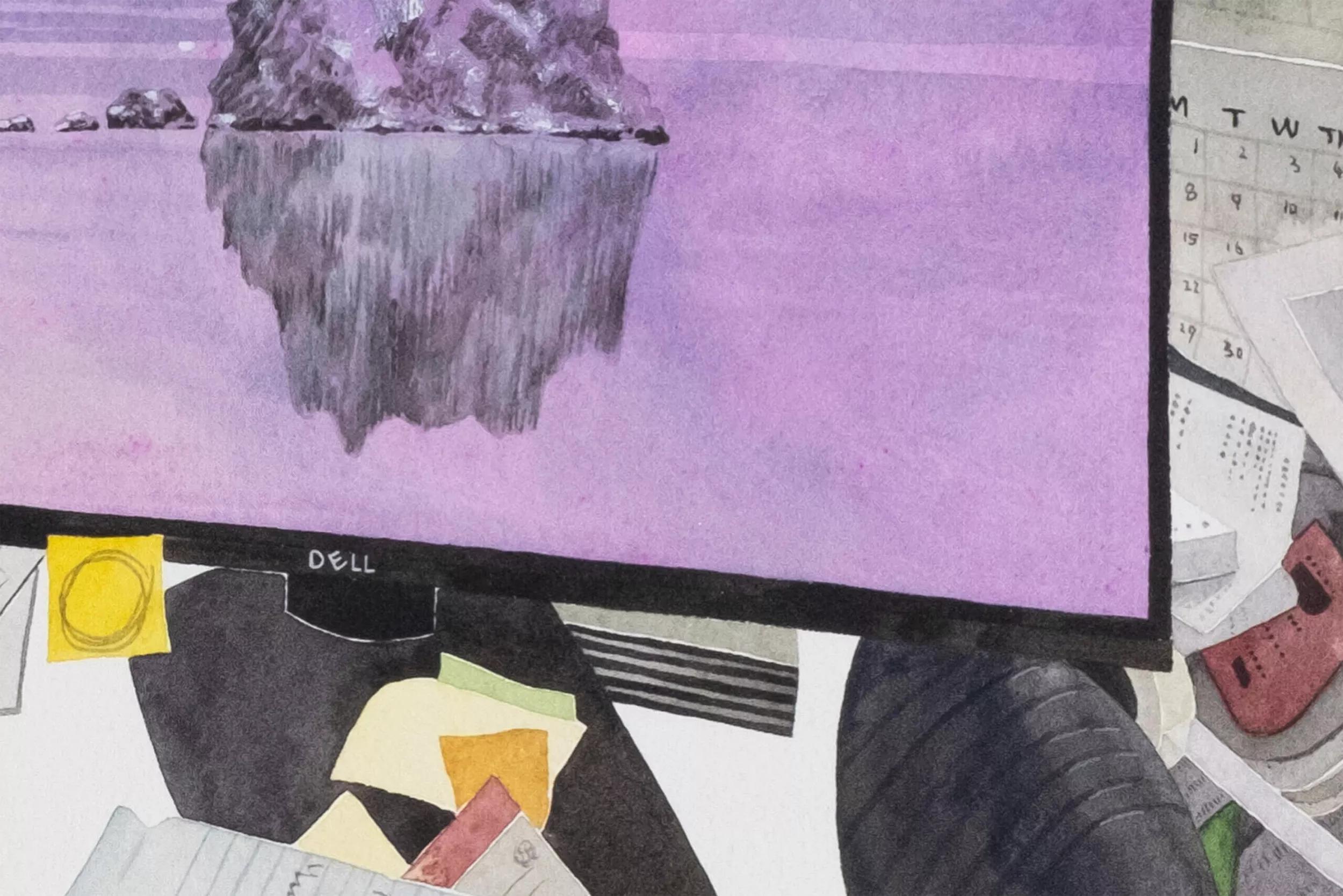 Thumbnail image for exhibition titled The Quiet Landscape View from Claudia’s Desk
