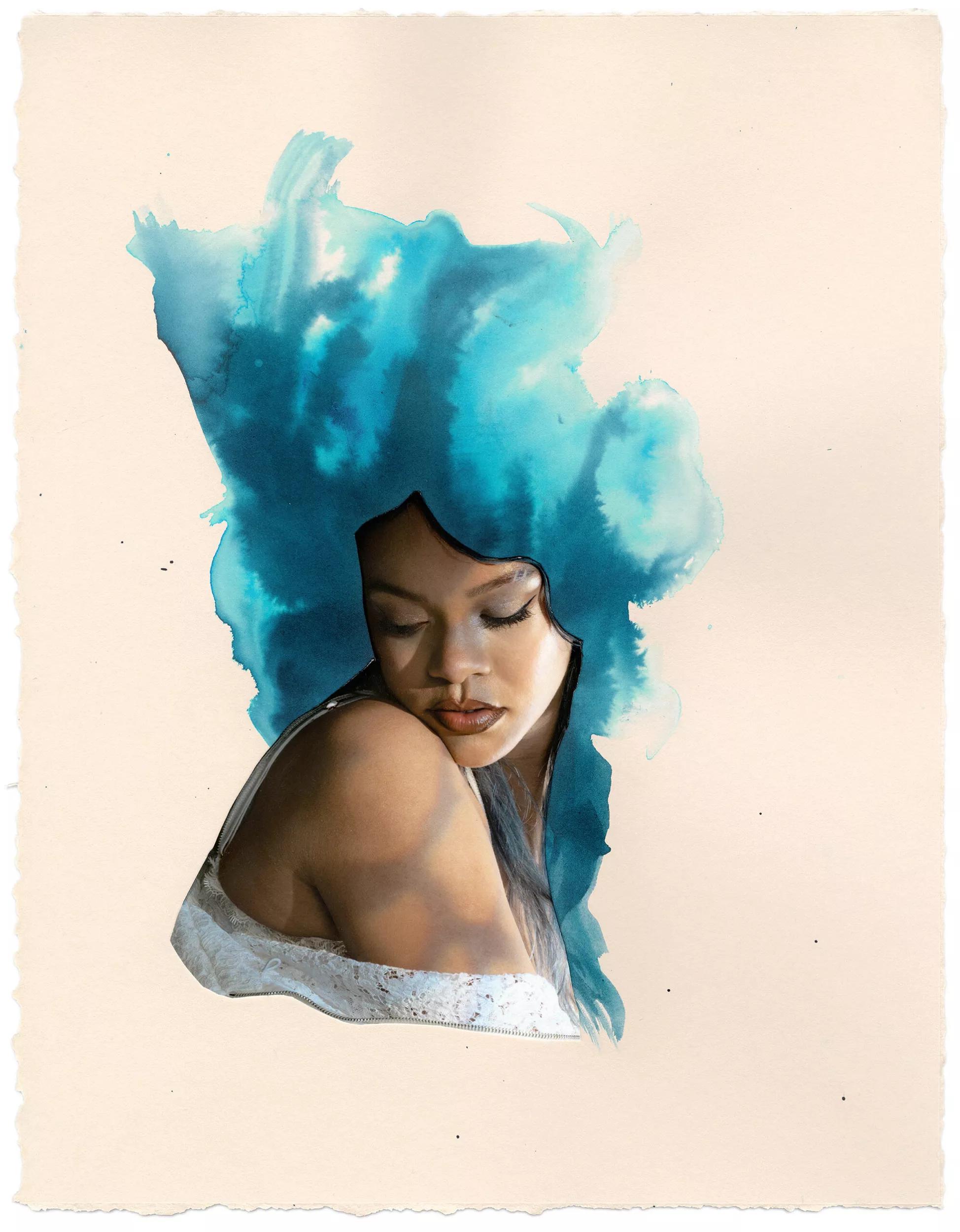 Hero image Ursula Hero titled Rihanna by Lorna Simpson for Essence