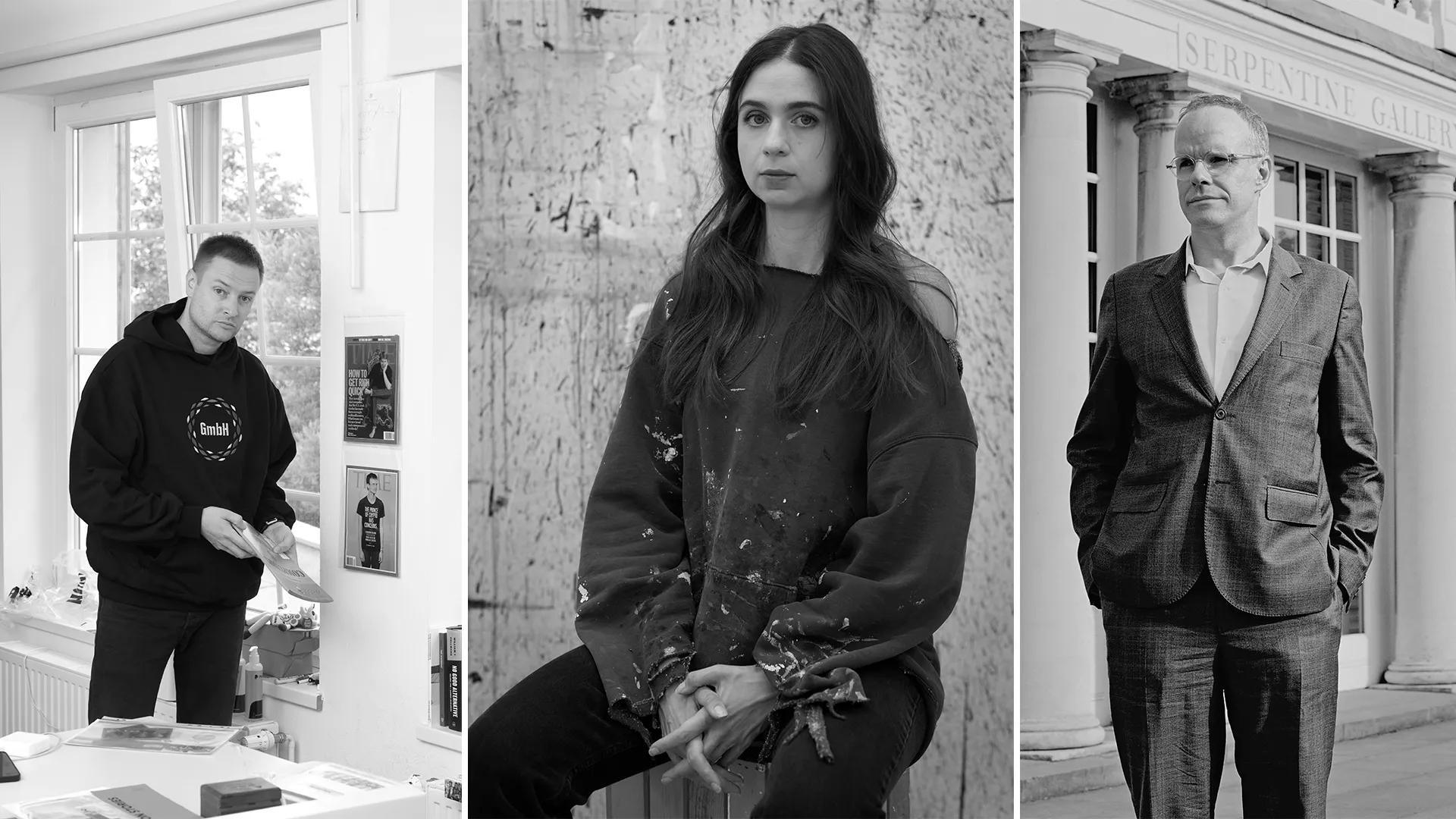 Hero image for event titled In Conversation: Avery Singer, Simon Denny and Hans Ulrich Obrist