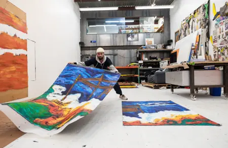 Thumbnail image for event called Exhibition Tour: ‘Angel Otero. Agua Salada’