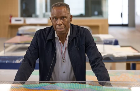 Thumbnail image for press titled Charles Gaines: Peeling back the layers