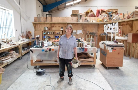Thumbnail image for press titled Phyllida Barlow: ‘Cut up your clothes and hang them’