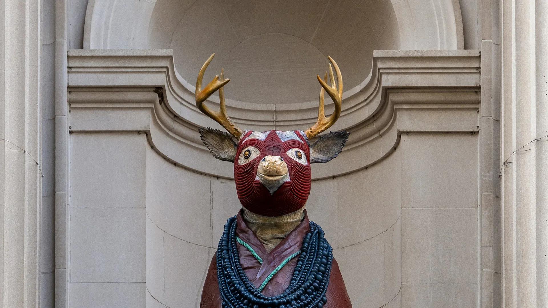 Image for exhibition titled Jeffrey Gibson<br>The Animal That Therefore I Am