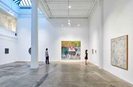 Thumbnail image for event called Exhibition Walkthrough of ‘Jack Whitten. Self Portrait With Satellites’ with MCASD Director Kathryn Kanjo