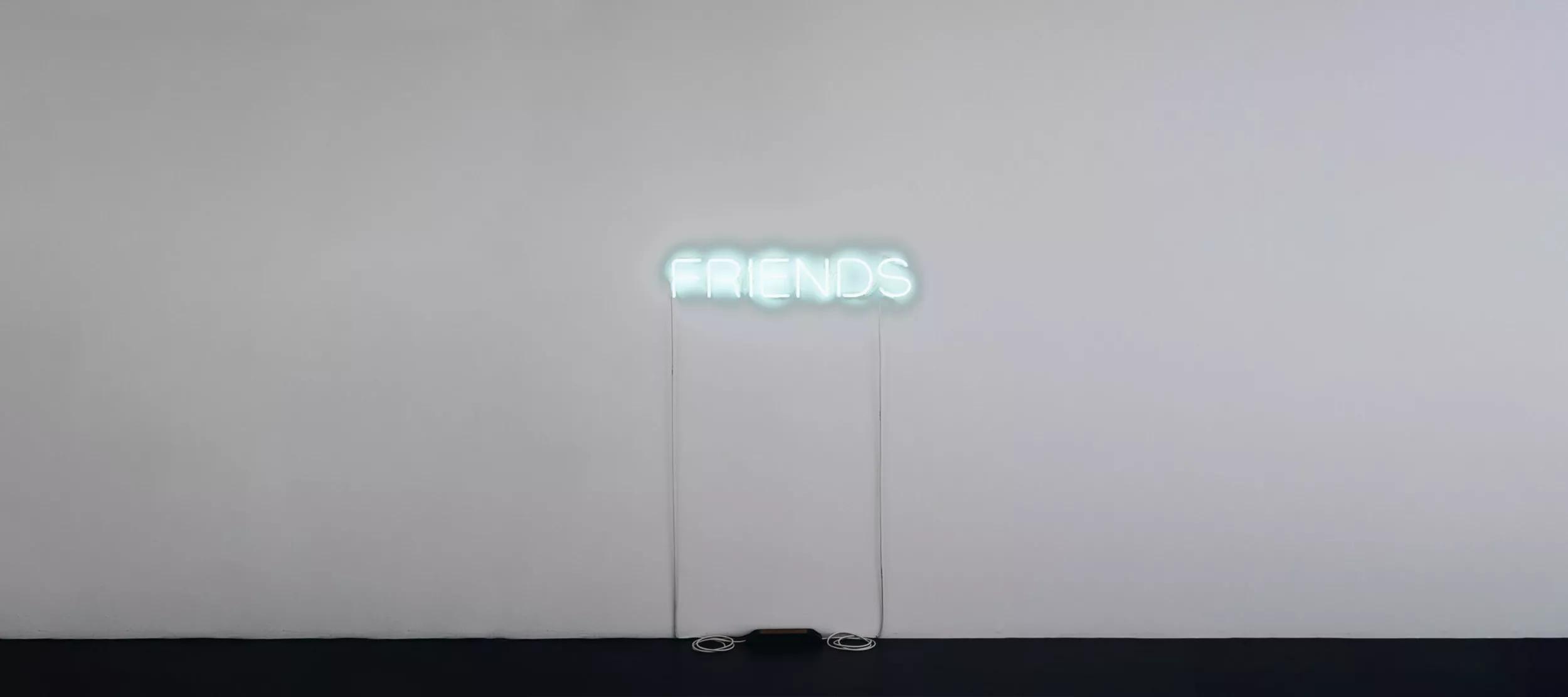 Martin Creed, Work No. 669 (FRIENDS), 2007 © Martin Creed. All Rights Reserved, DACS 2021. Photo: Mike Bruce 