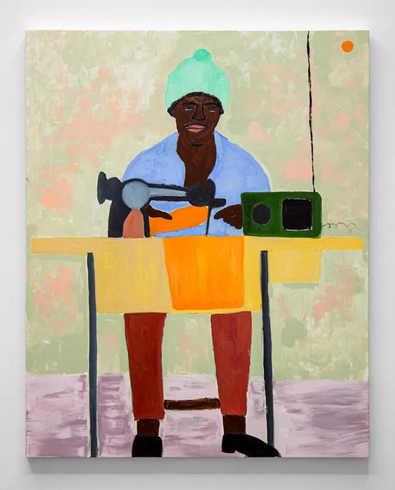Image for exhibition titled Eduardo in Matola Prepares Orange Pants