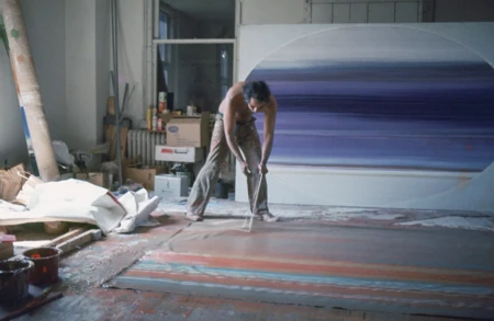 Thumbnail image for press titled Ed Clark Influenced Generations of Painters. A New Exhibition Examines His Sweeping Impact.