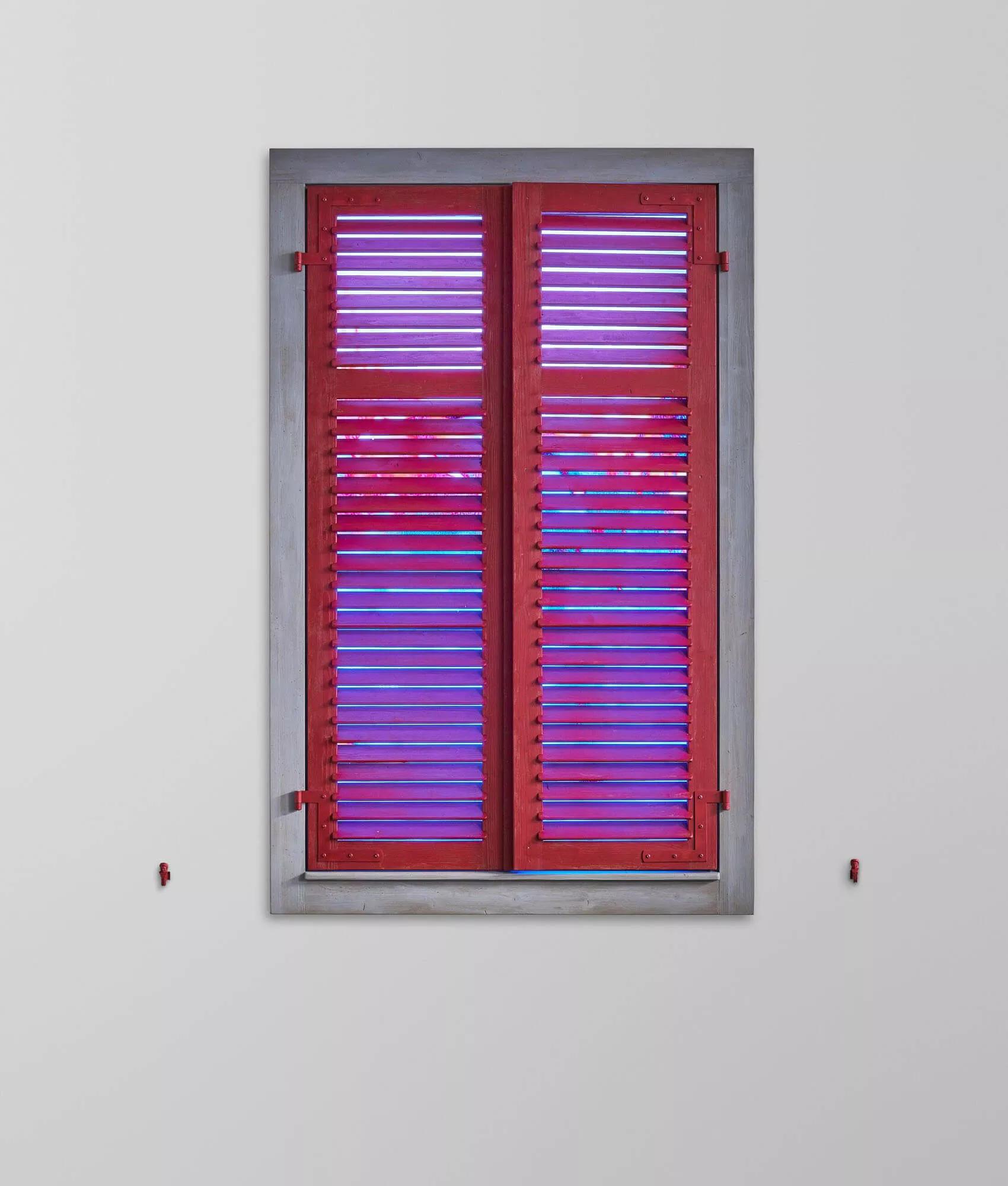 Thumbnail image for exhibition titled Peeping Freedom Shutters for Linda Malnati (Apollomat vertical screen PFS_A)