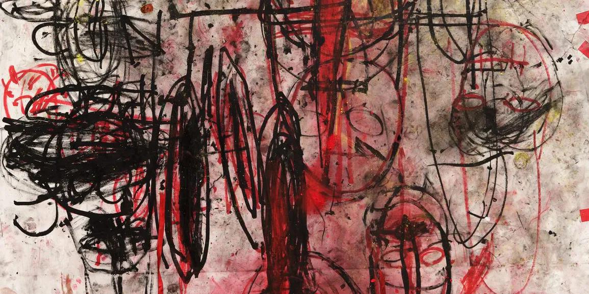 Hero image for exhibition titled PAUL McCARTHY <br> SS EE SAINT SANTA EVA ELF <br> DRAWING SESSIONS 2025 <br> WITH LILITH STANGENBERG