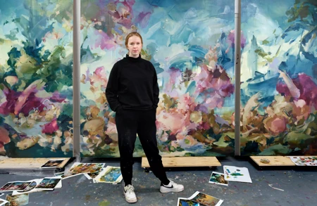 Thumbnail image for news titled Welcoming Flora Yukhnovich to Hauser & Wirth