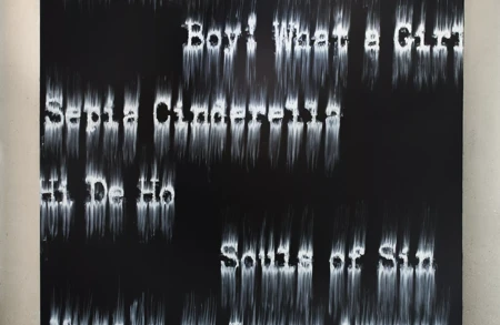 Thumbnail image for exhibition titled Gary Simmons<br>Fade to Black