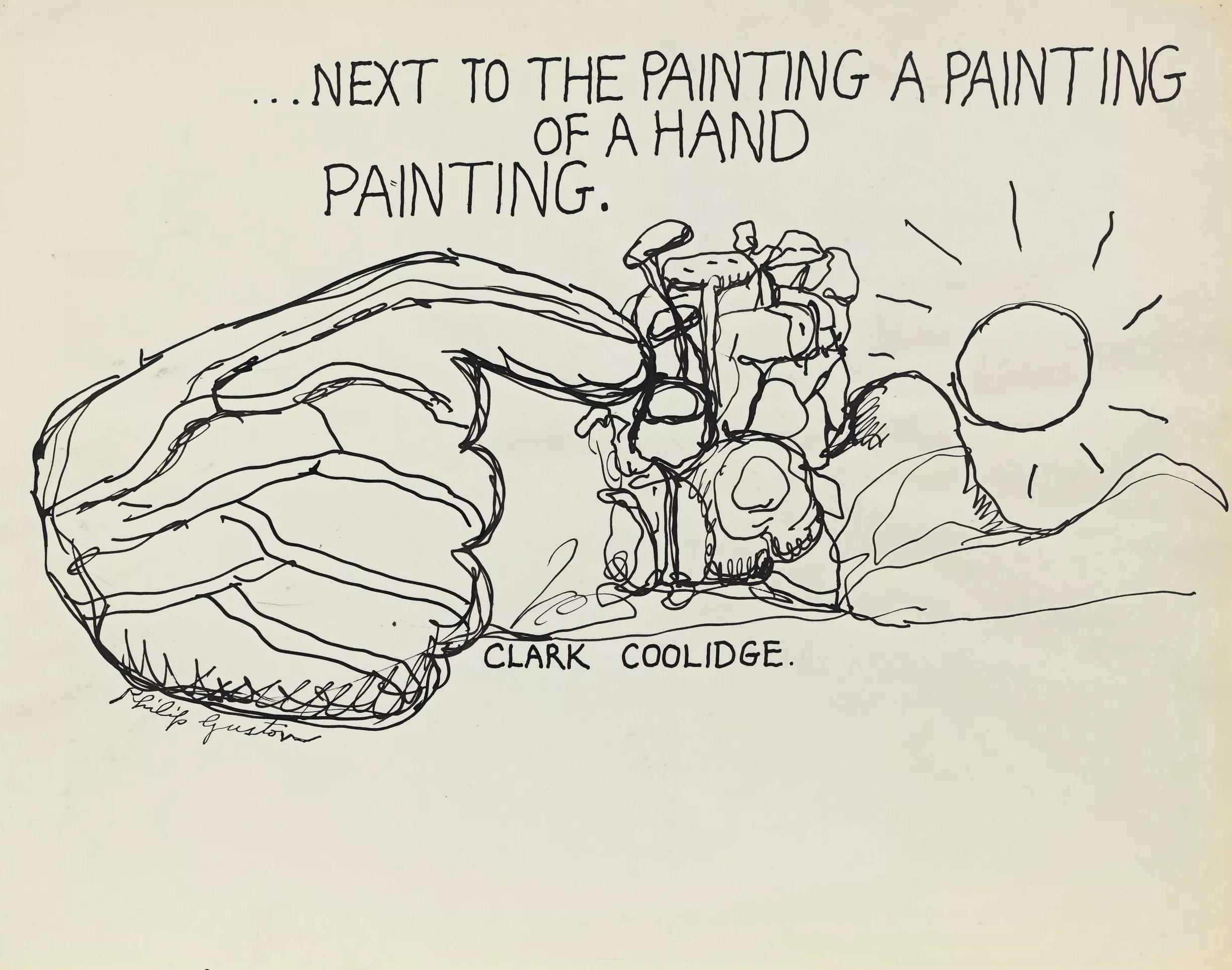 Hero image for article titled Presentation of Philip Guston Drawings in London