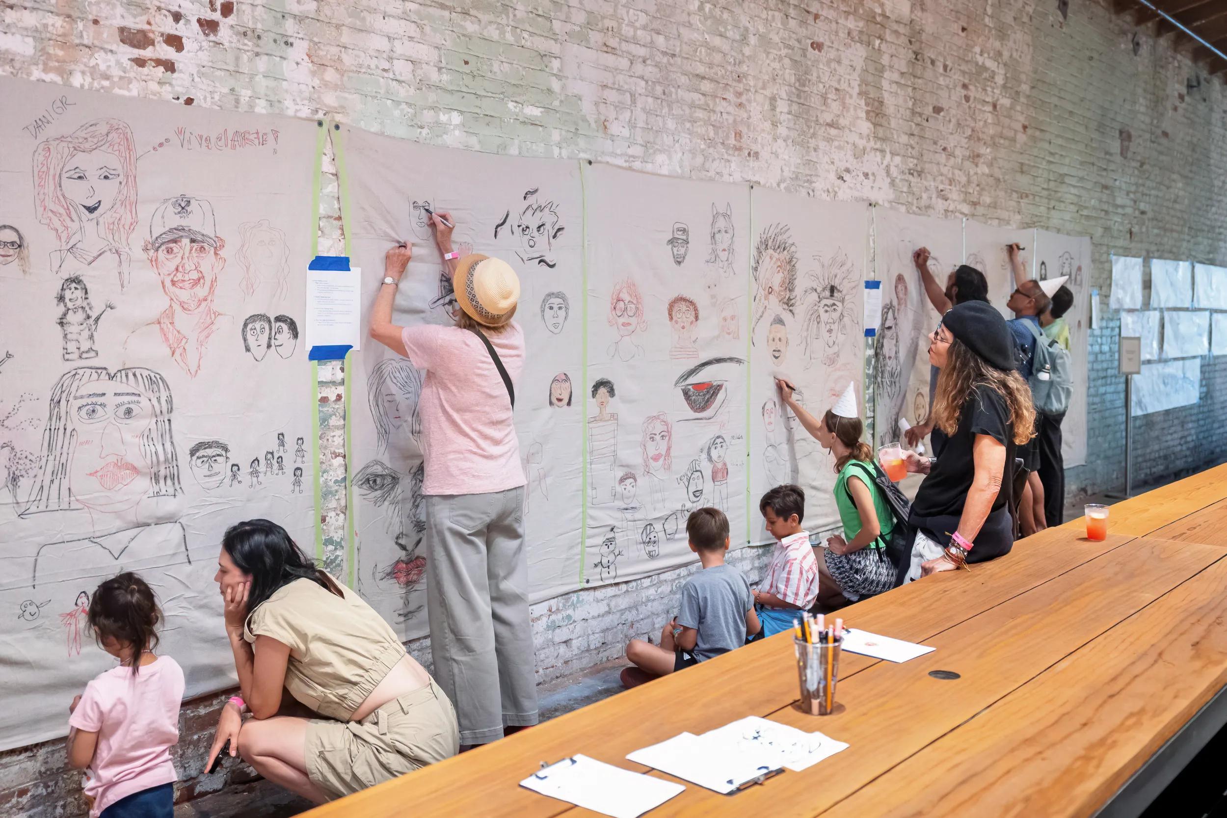 The Big Draw, Hauser & Wirth Downtown Los Angeles, 2025. Photo: smg photography | Sarah M. Golonka