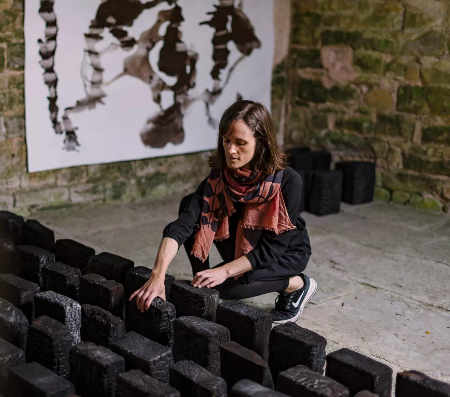Hero image for event titled Walking, Charcoal Making and Drawing Workshop with Lotte Scott