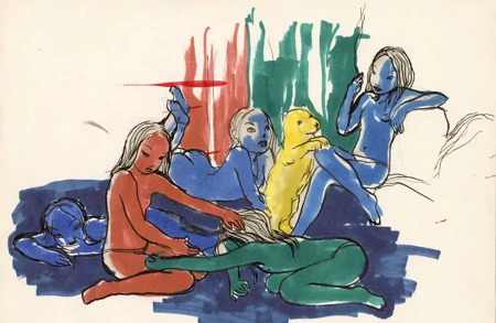 Thumbnail image for exhibition titled Rita Ackermann