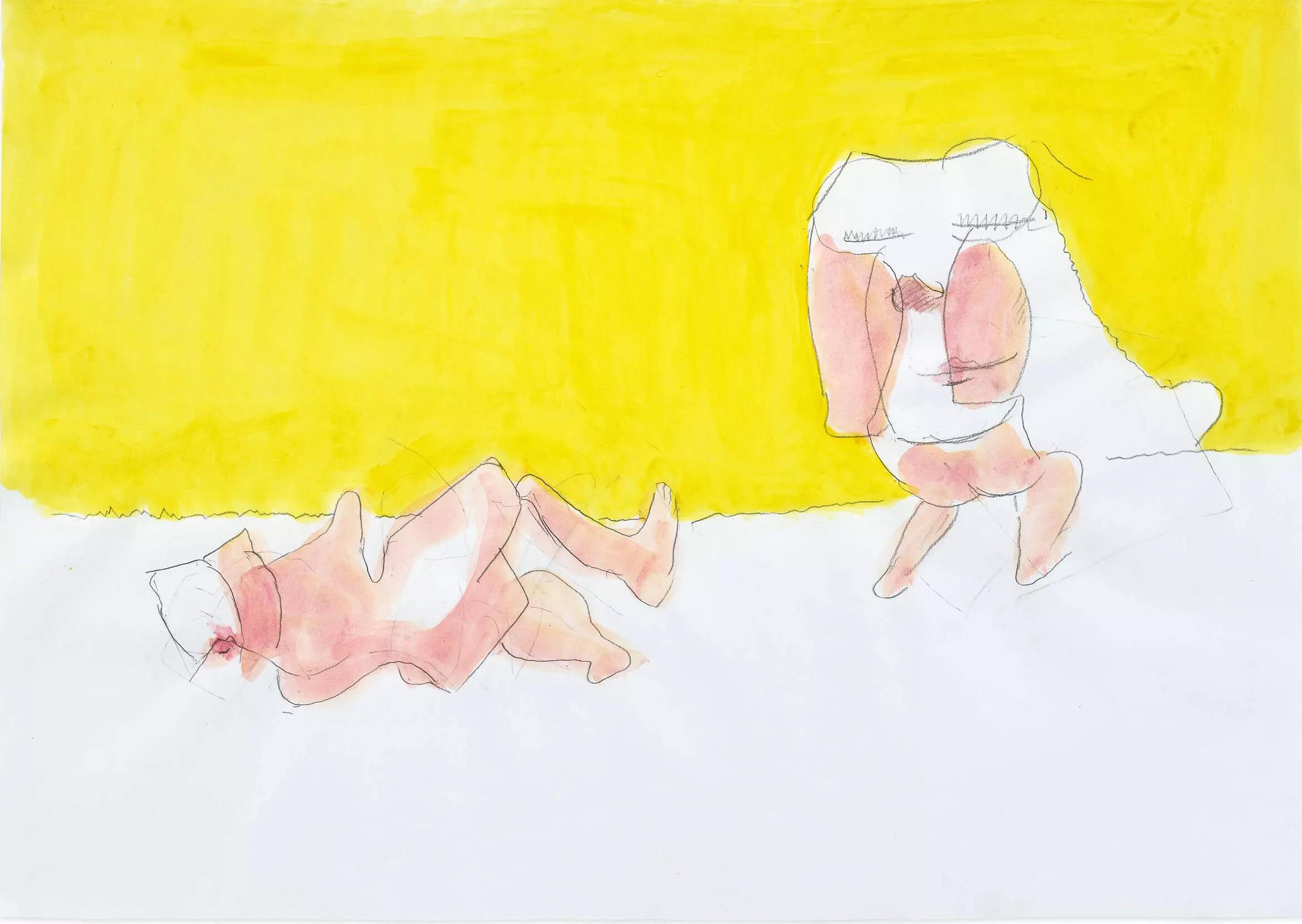 Hero image for exhibition titled Maria Lassnig<br> Me, Encircled by a Fly
