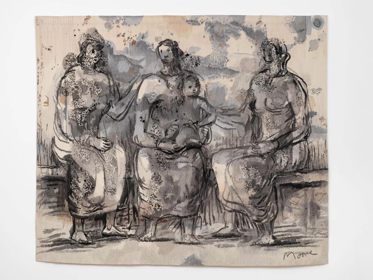 Thumbnail image for exhibition titled Three Seated Women with One Child