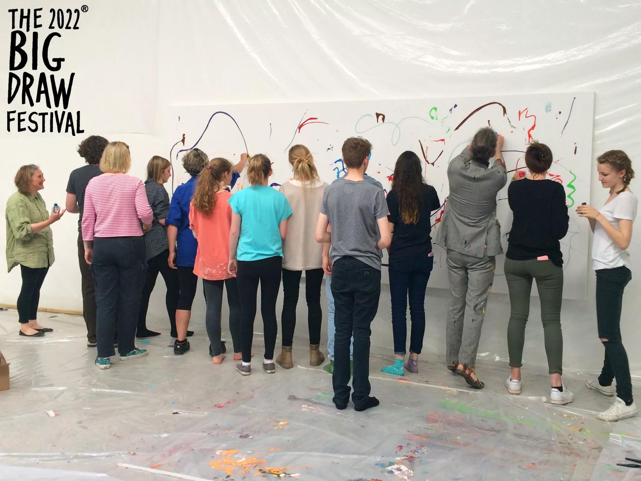 Hero image for event titled Family Saturday: The 2022 Big Draw Festival