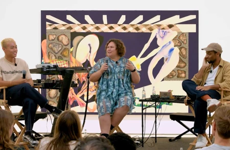Image for events titled In Conversation: Christina Quarles with Ismail Muhammad and Simon Wu