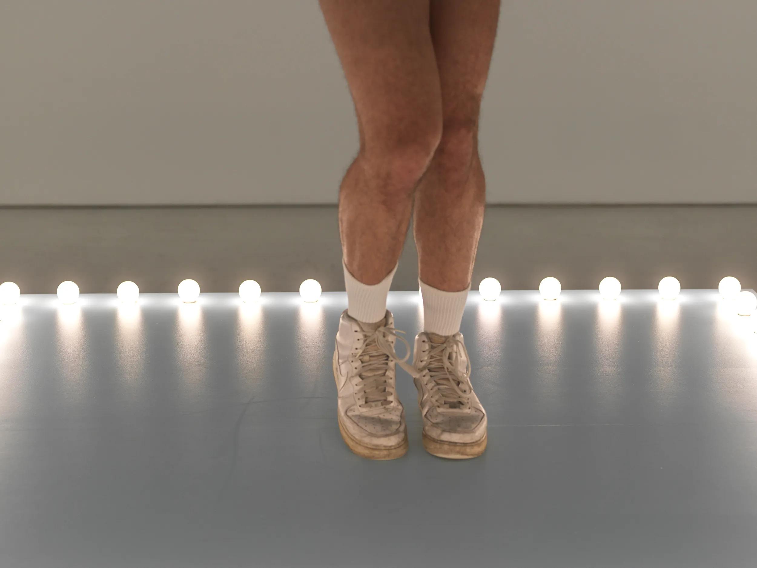 Hero image for event titled In Conversation: Performativity & Felix Gonzalez-Torres’s “Untitled” (Go-Go Dancing Platform) with Joshua Chambers-Letson, Tess Dworman, Malik Gaines & Nile Harris