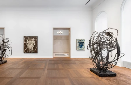 Thumbnail image for press titled Rashid Johnson questions his own masculinity at Hauser & Wirth