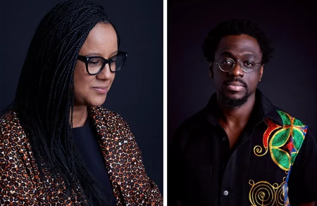 Thumbnail image for event called Interludes: A Live Podcast Experience with Lou Mensah and Axel Kacoutié