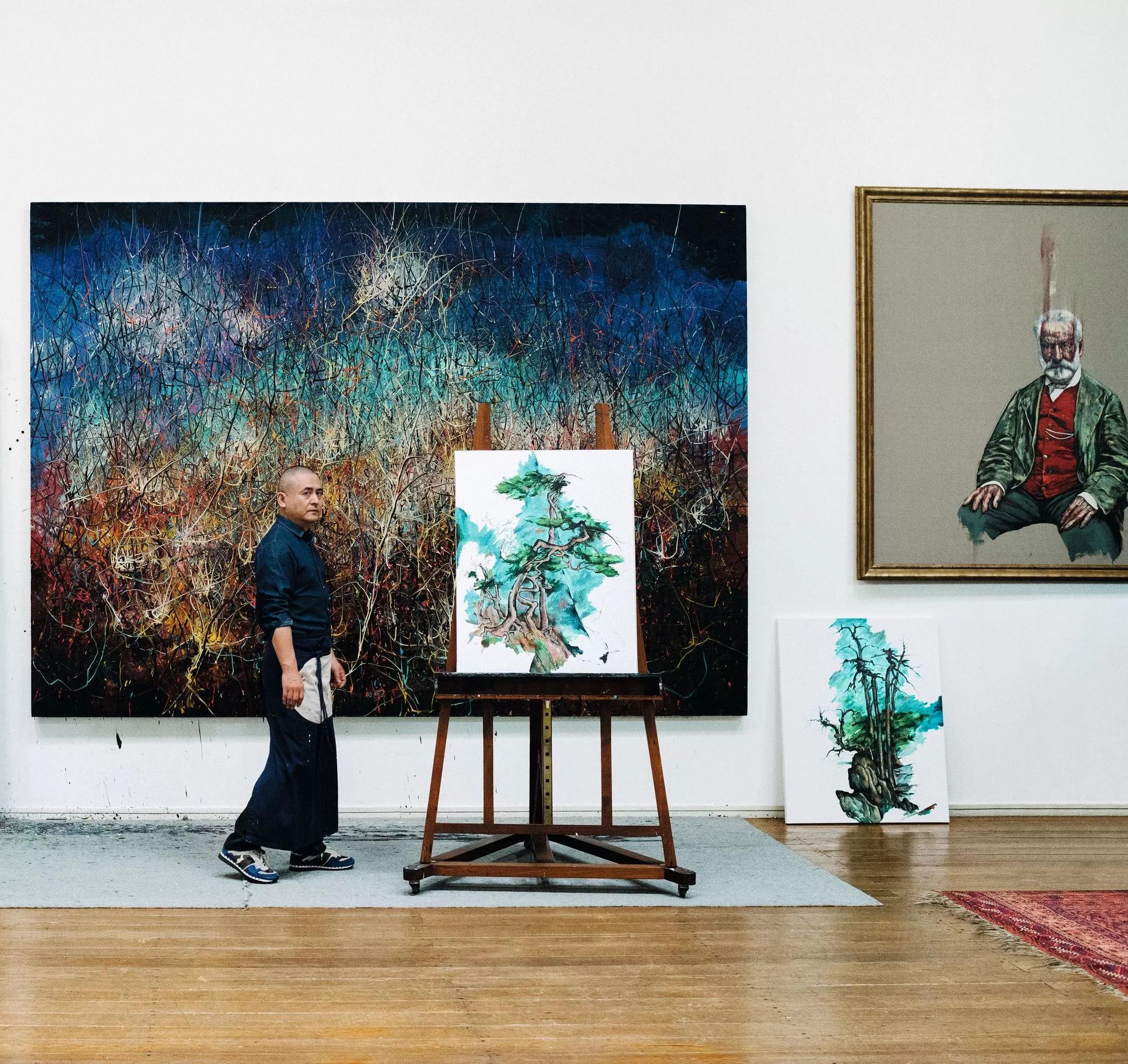 Hero image for event titled In Conversation: On Zeng Fanzhi