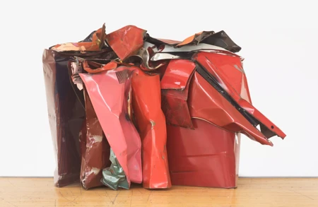 Thumbnail image for exhibition titled John Chamberlain<br>The Tighter They’re Wound, The Harder They Unravel