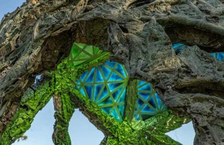 Thumbnail image for exhibition titled Cristina Iglesias <br> Aurora Borealis Star Dome