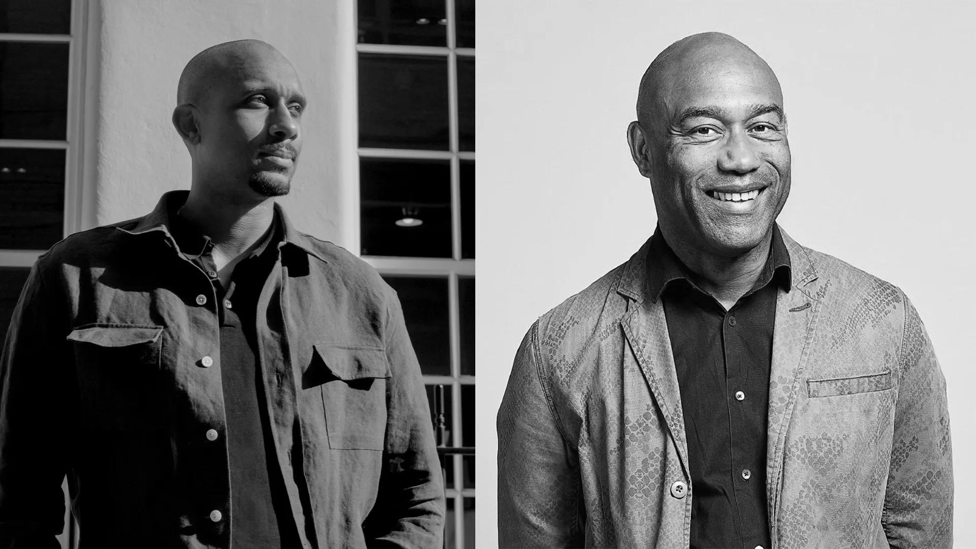 Hero image for event titled ‘Off the Record’: In Conversation with Thomas J Price and Gus Casely-Hayford