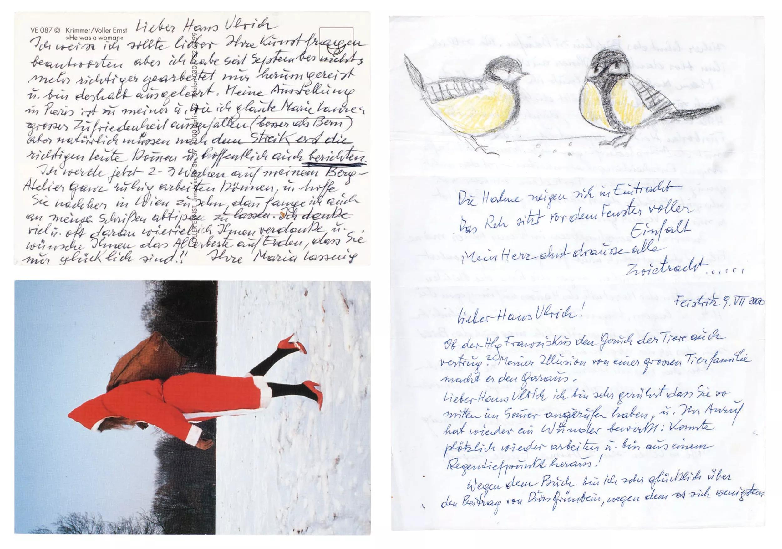 Ursula detail hero for for Reading Maria Lassnig’s Letters
