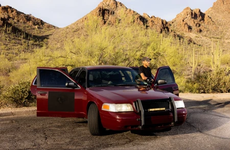 Thumbnail image for event called In Performance: Jeremy Toussaint-Baptiste’s ‘Unmarked Car (S.L.A.B.), pt. 2’