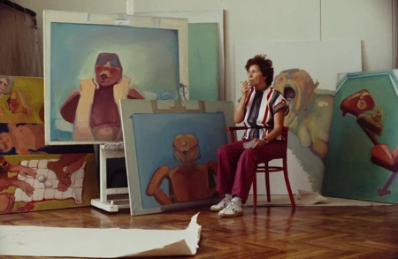 Thumbnail image for event called Opening Reception: ‘Maria Lassnig. Self with Dragon’