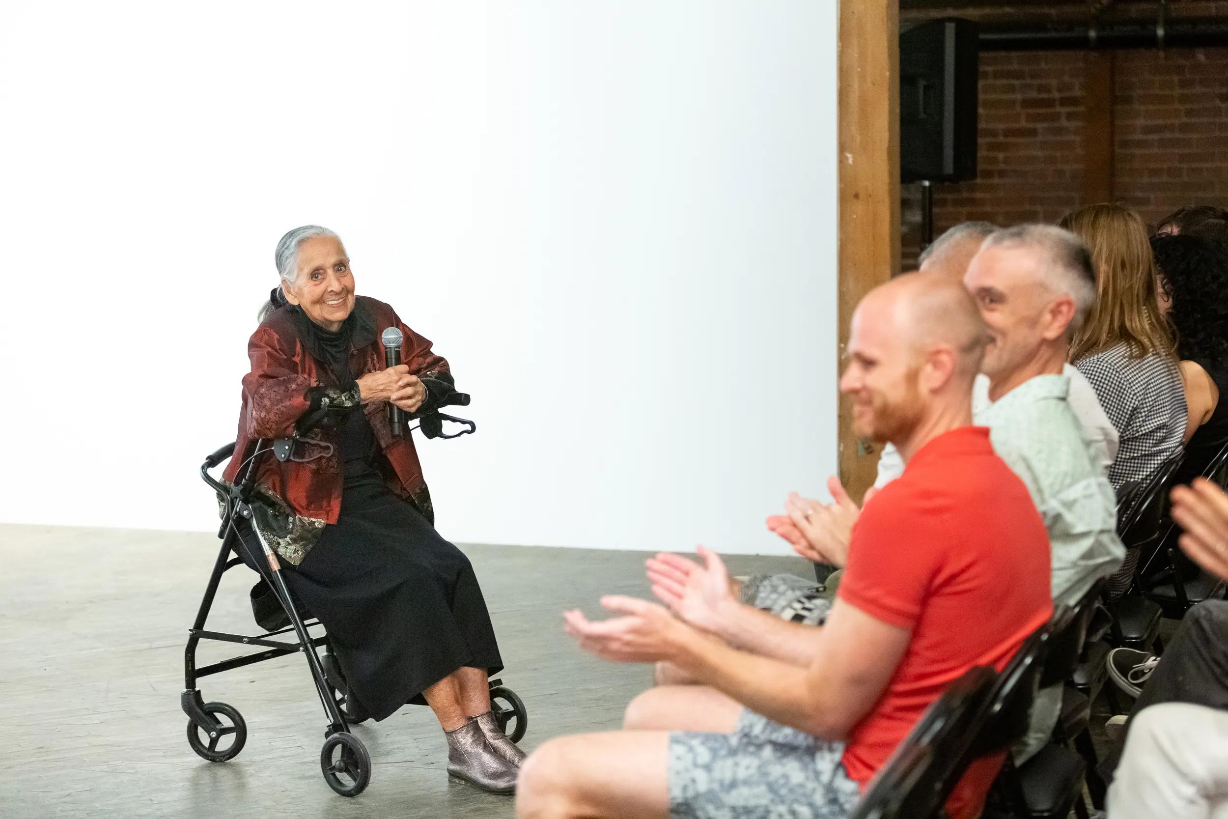 ‘Luchita Hurtado: Here I Am’ screening for Art21, Hauser & Wirth Downtown Los Angeles, 2019. Photo: smg photography | Sarah M. Golonka