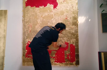 Thumbnail Image for Ursula Article titled Stefan Brüggemann: Untitled Action (Gold Paintings)