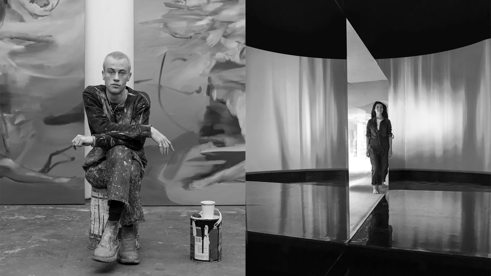 Hero image for event titled ‘Off the Record’: In Conversation with George Rouy and Es Devlin
