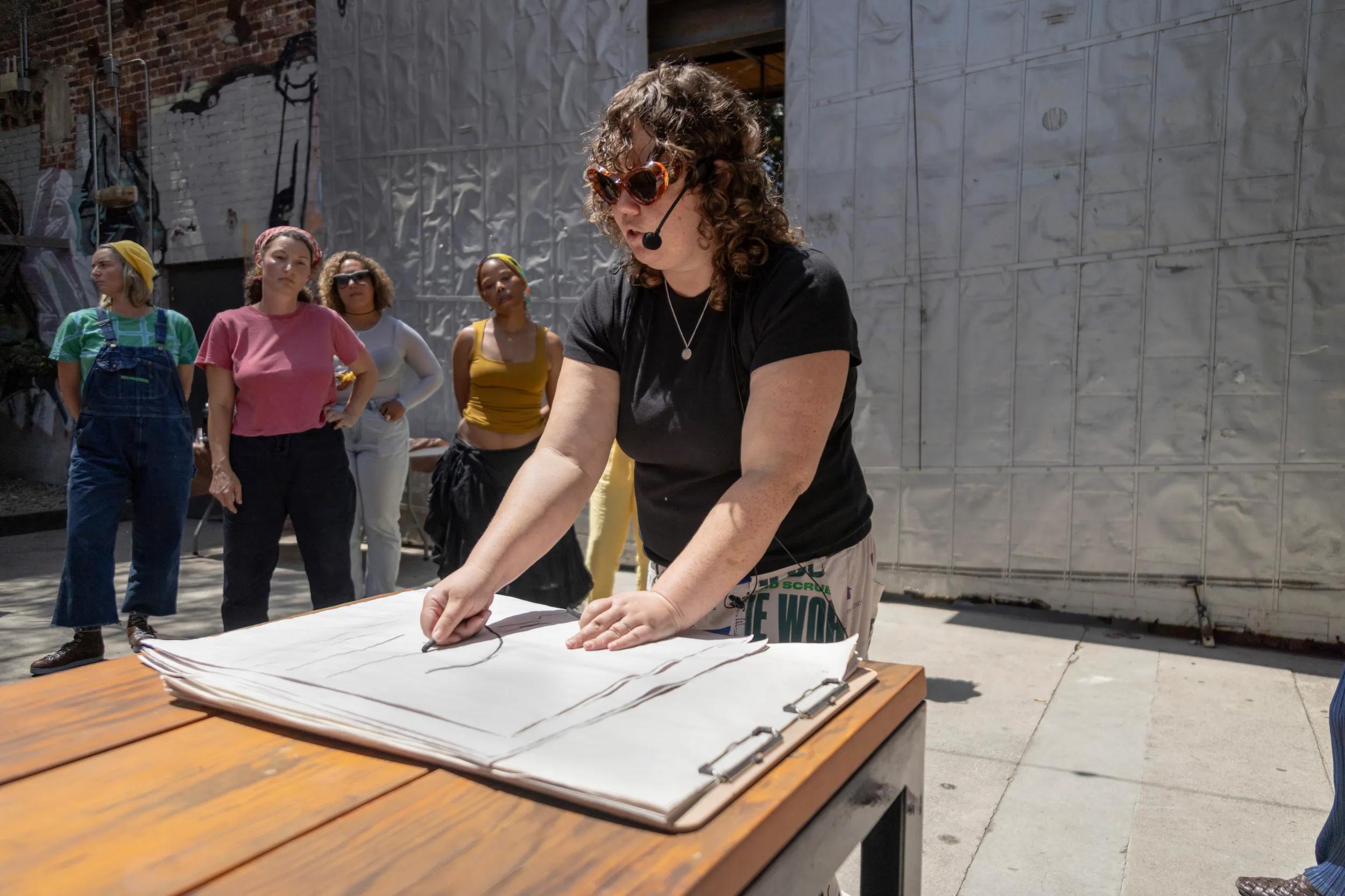 ‘Creative Workshop: Figure Drawing with Christina Quarles,’ Hauser & Wirth Downtown Los Angeles. Photo: Noé Montes 